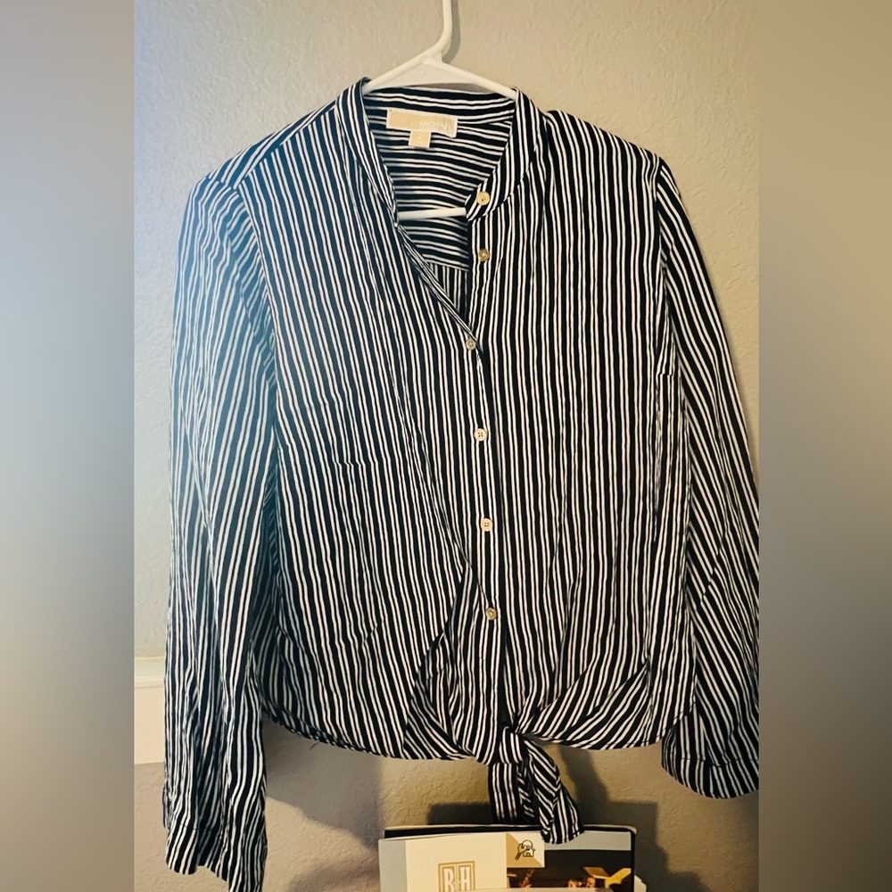 michael kors women t-shirts Black And White
